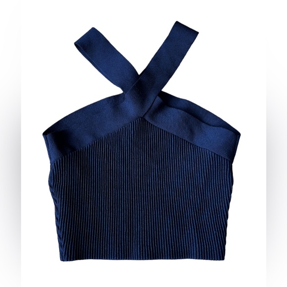 Babaton Sculpt Knit Criss Cross Cropped Tank - Picture 6 of 12